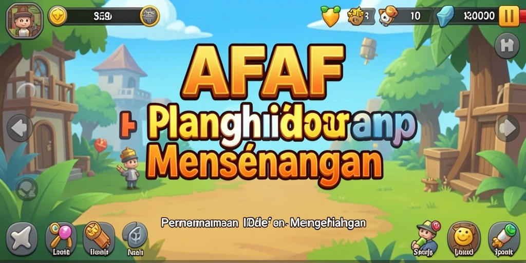 Tangkapan layar AFAF menunjukkan gameplay yang mengasyikkan dengan elemen Idle yang menarik.