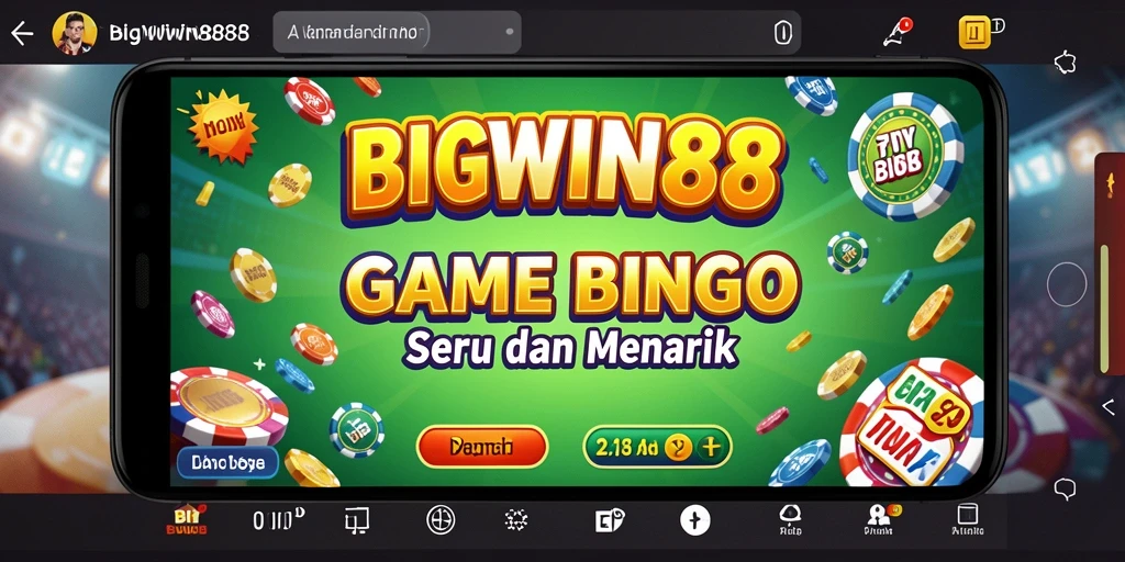 Tampilan gameplay seru di BIGWIN88 yang menghadirkan keseruan Bingo.