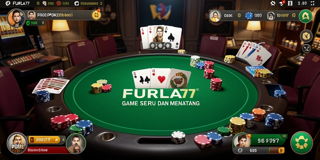 Tampilan gameplay seru dan mendebarkan di FURLA77.