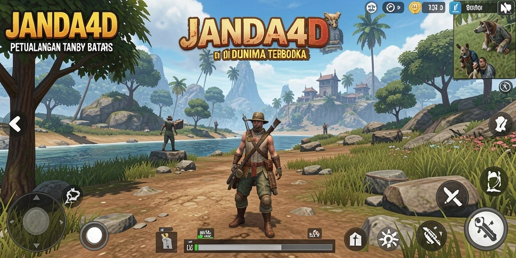 Gameplay menarik dan eksplorasi luas dalam JANDA4D.