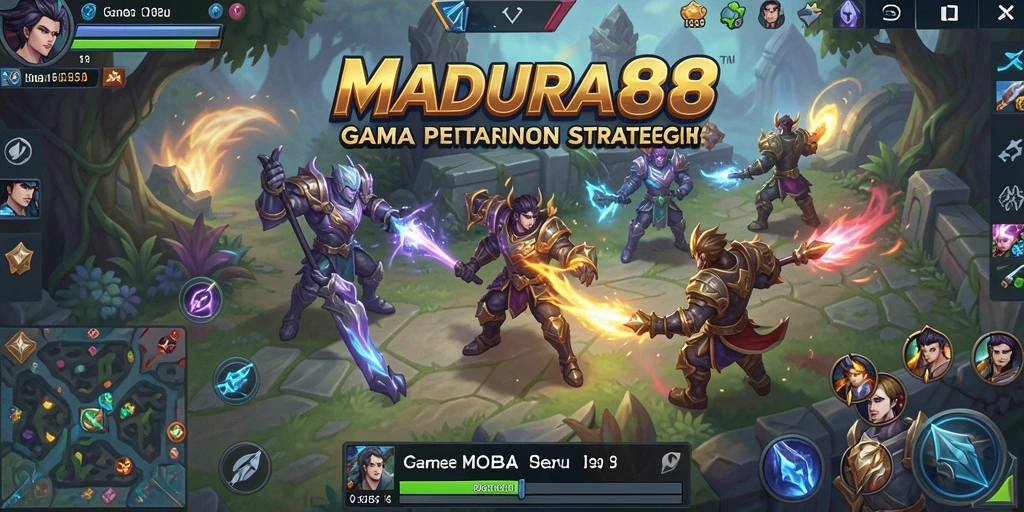 Tampilan gameplay seru dalam MADURA88 dengan pertarungan strategis.