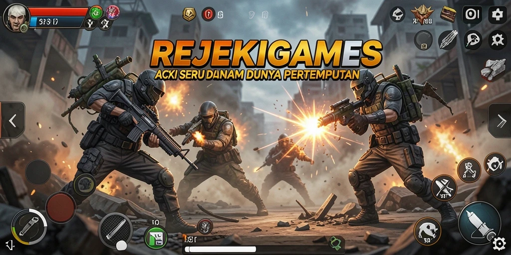 Tampilan gameplay menarik dari REJEKIGAMES dengan aksi seru.