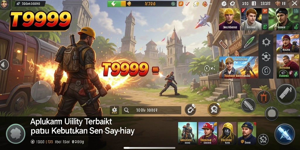 Screenshot utama T9999 menunjukkan fitur pengingat dan manajemen tugas.